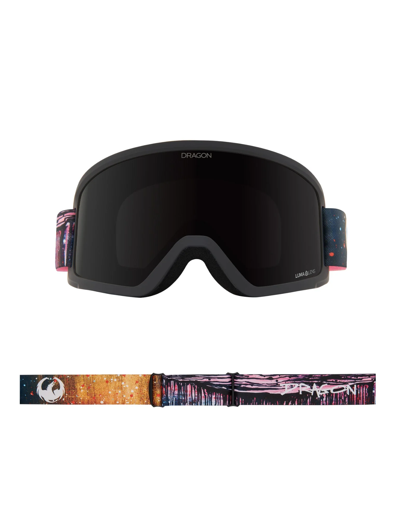 Óculos de neve Dragon DX3 OTG - Lente Bryan Iguchi Lite 2024 Lumalens Midnight