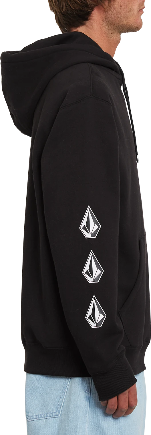 Volcom ICONIC STONE PO sudadera con capucha hombre detail 2 | Black