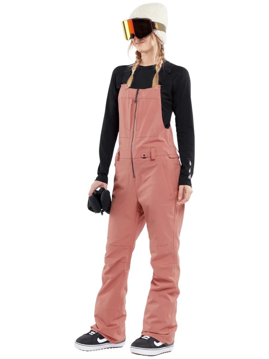 Volcom Swift Bib Overall Women's Snowboard Bib - Earth Pink | Collection_Zalando | Snowboard Shop | Volcom Shop | Women's snowboard pants | surfdevils.com