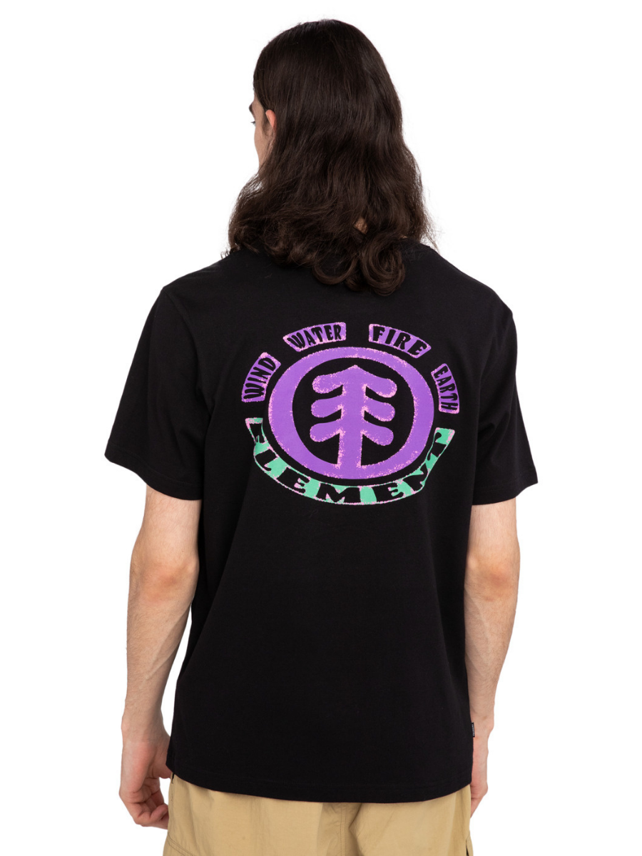 Camiseta de manga corta Element Skateboards Sandy - Flint Black | Best selling products | Element | surfdevils.com