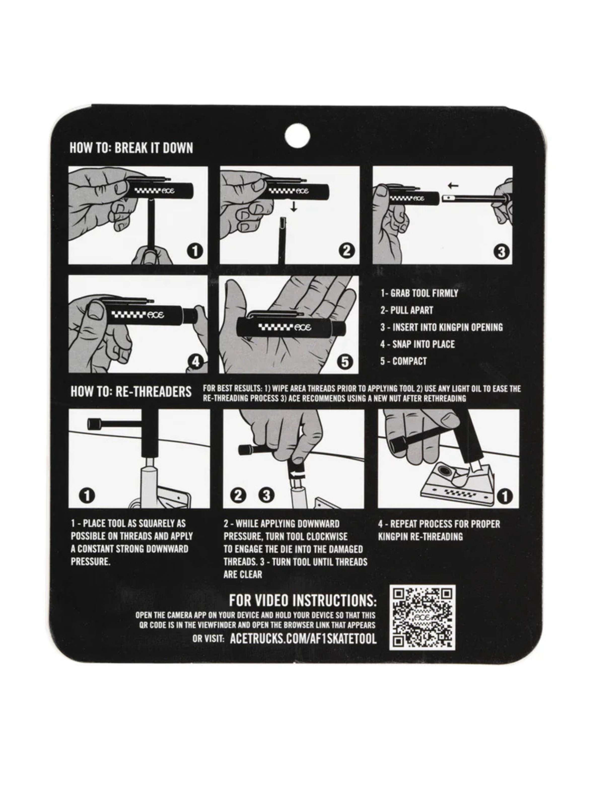 Herramienta Skate Ace AF1 Tool - Black