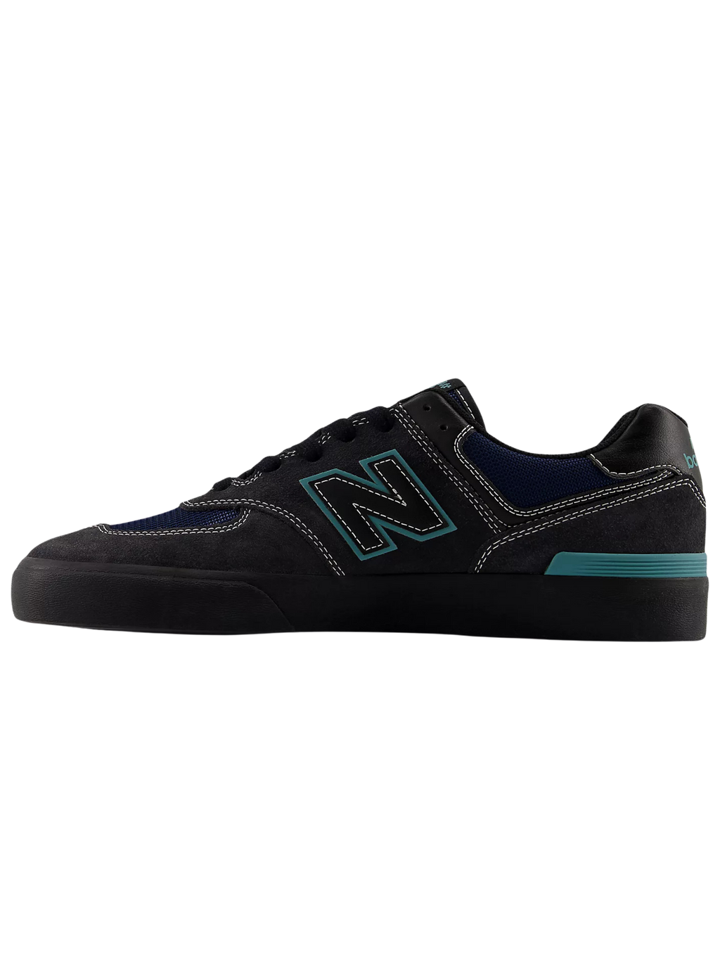 New Balance Numeric 574 Vulc | Faded Black with Faded Teal