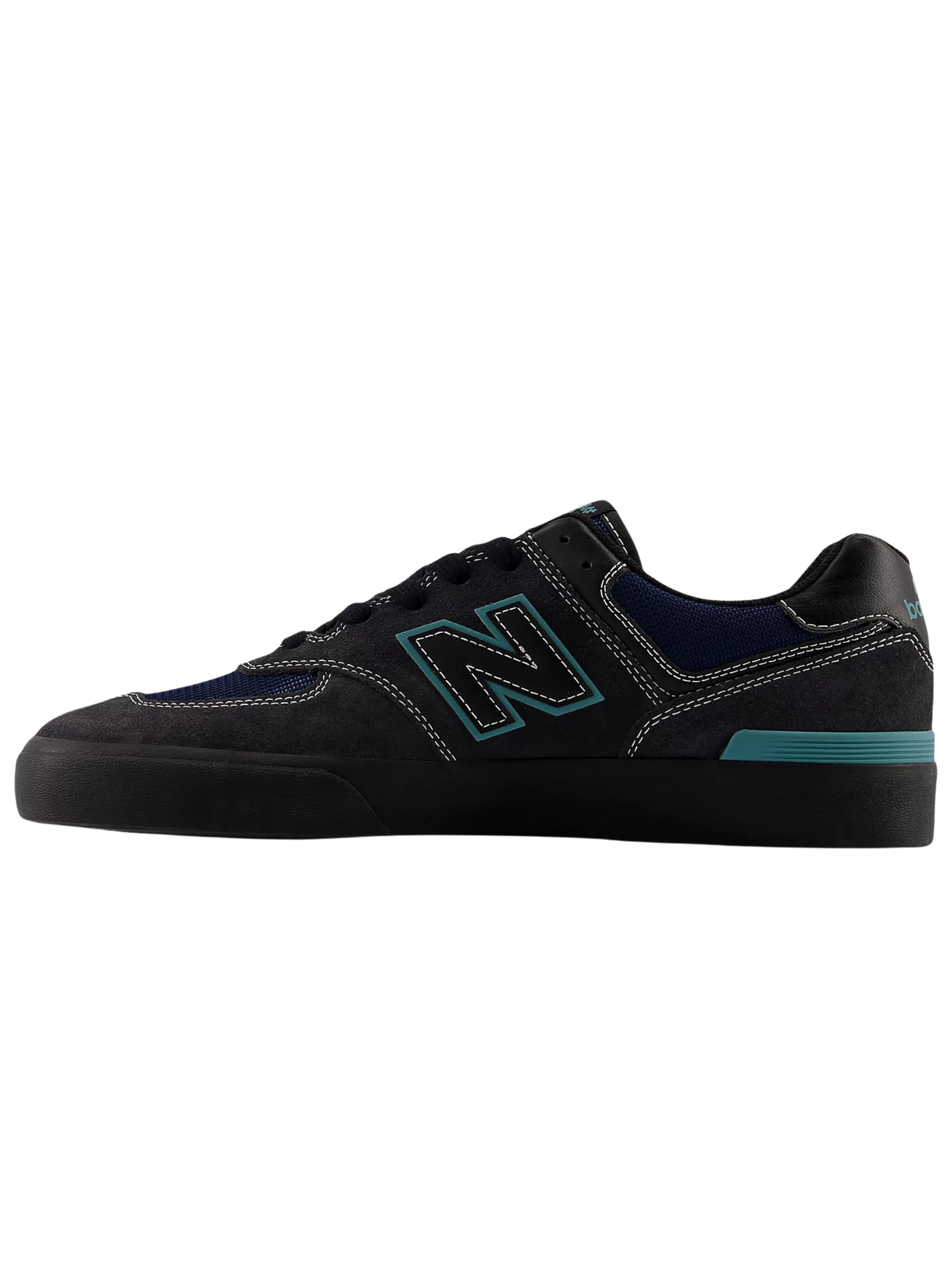 New Balance Numeric 574 Vulc | Faded Black with Faded Teal