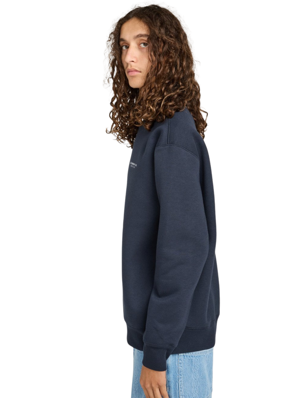 Sudadera Element Co Crew - Eclipse Blue