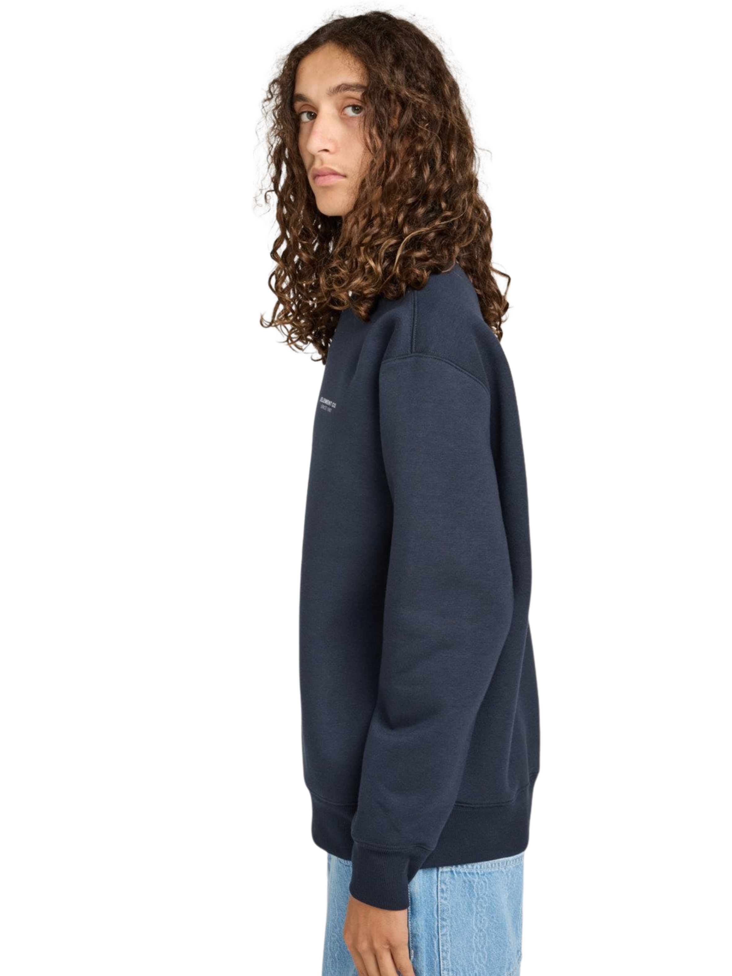 Sudadera Element Co Crew - Eclipse Blue