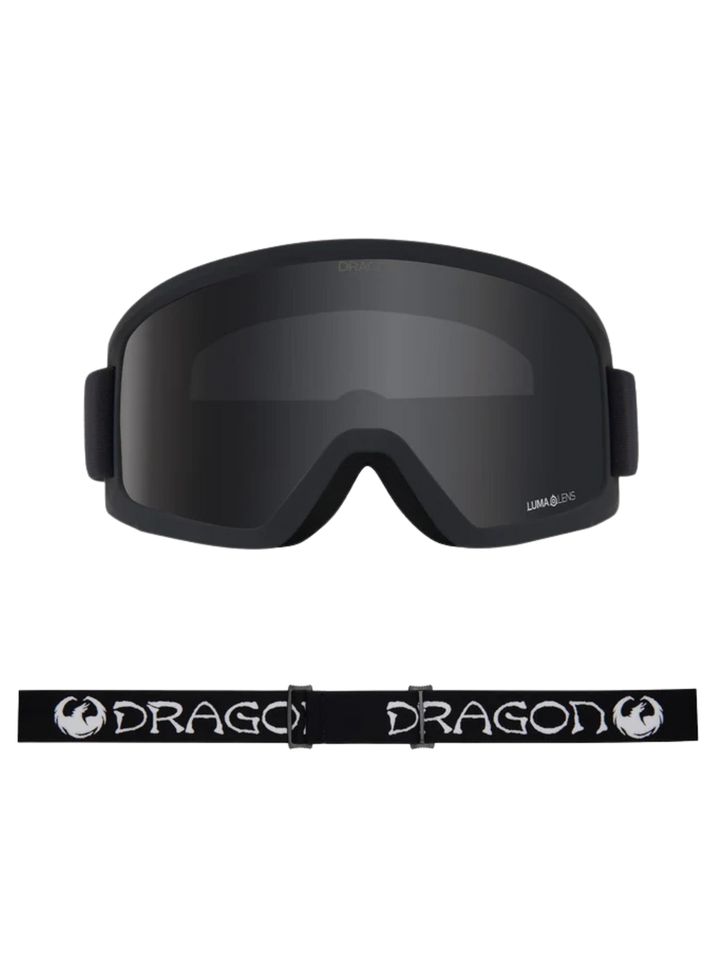 Máscara de snowboard Dragon DX3 L OTG | Classic Black – Lumalens Dark Smoke Lens