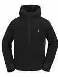 Sudadera Tecnica Volcom Polar Fleece Hooded 1/2 Zip - Black
