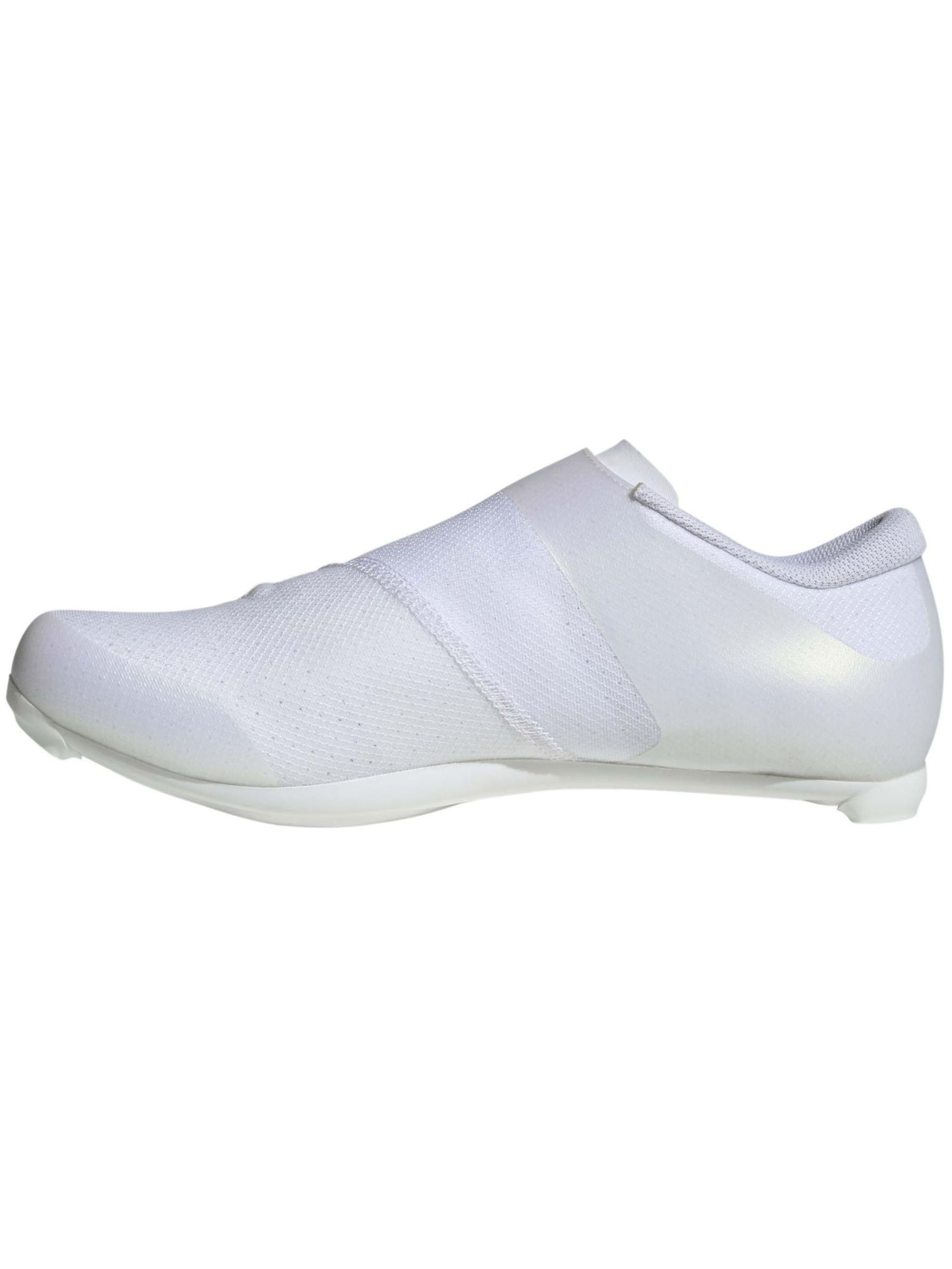 Adidas Tempo 3 Stripes BOA Road Cycling Shoes | Branco Nuvem / Prateado Metálico / Núcleo Preto