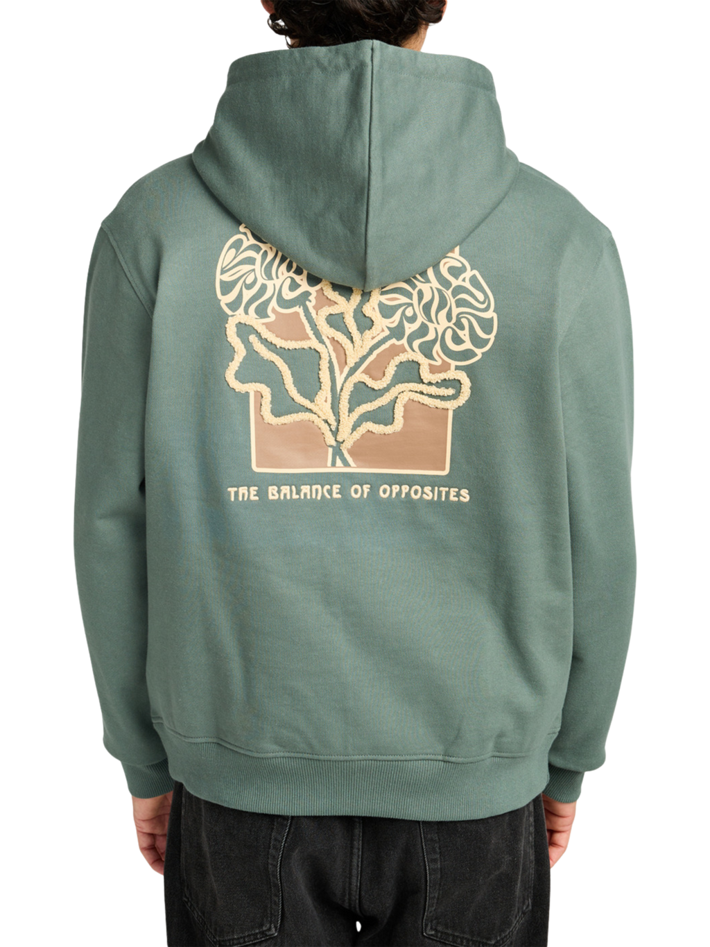 RVCA Flower Balance Sweatshirt | Balsam Green