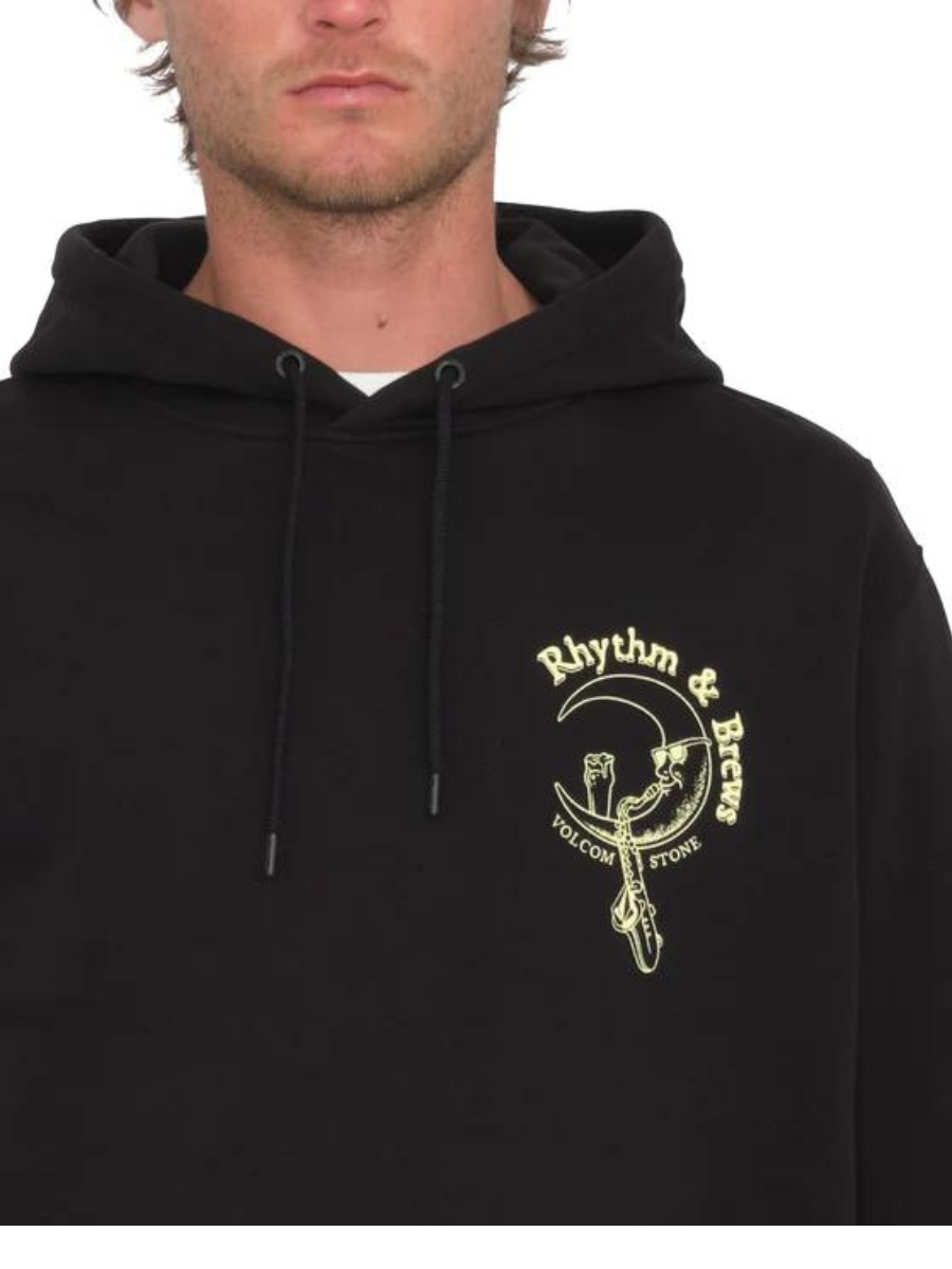 Volcom Skate Terrystoned Hoodie - Black