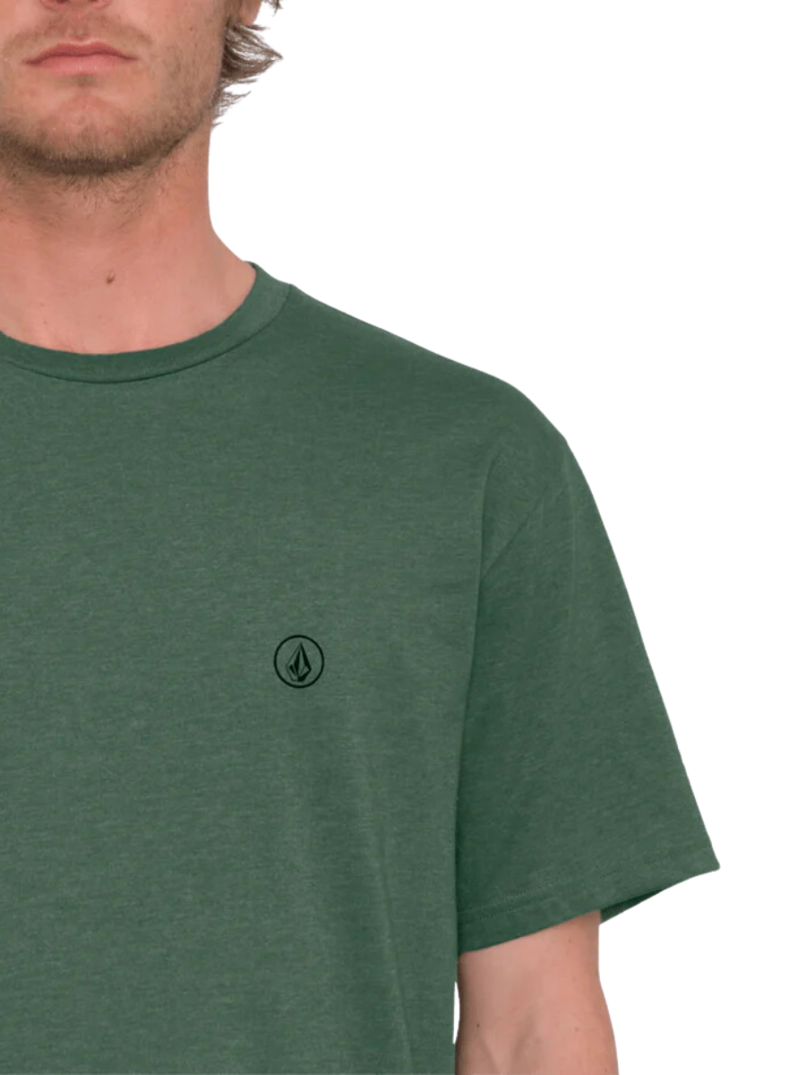 Camiseta Volcom Circle Blanks Heather - Fir Green