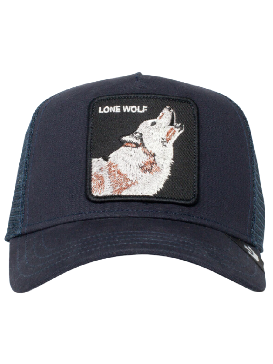 Cappellino Lone Wolf di Goorin Bros - Blu scuro