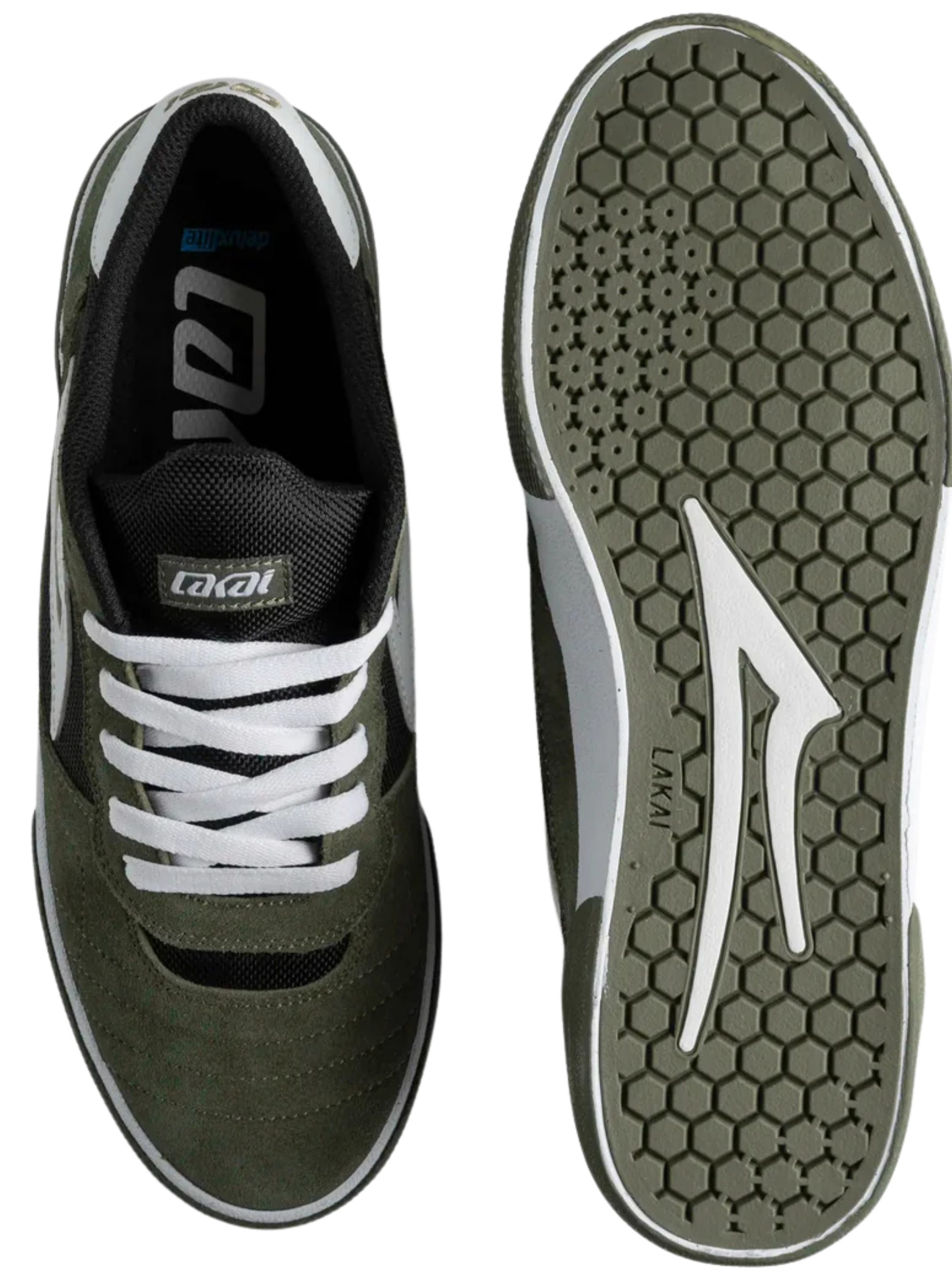 Lakai Cambridge | Covert Green Black White