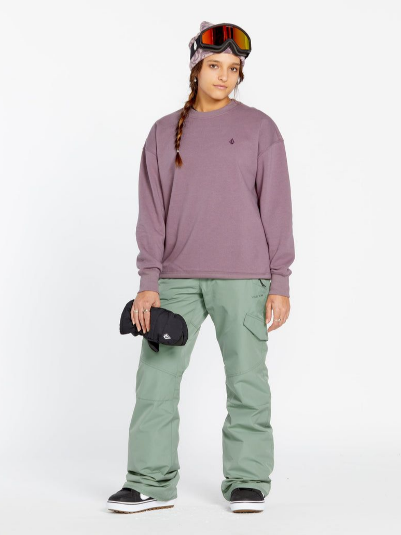 Pantalón de snowboard Mujer Volcom Bridger Insulated - Lichen Green