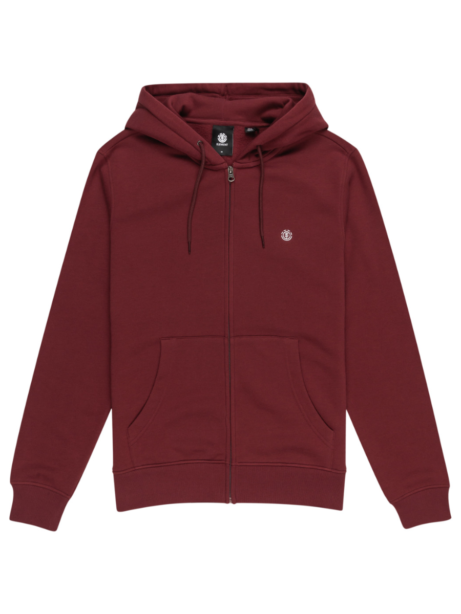 Sweat à capuche zippé Element Cornell Classic - Port fauve