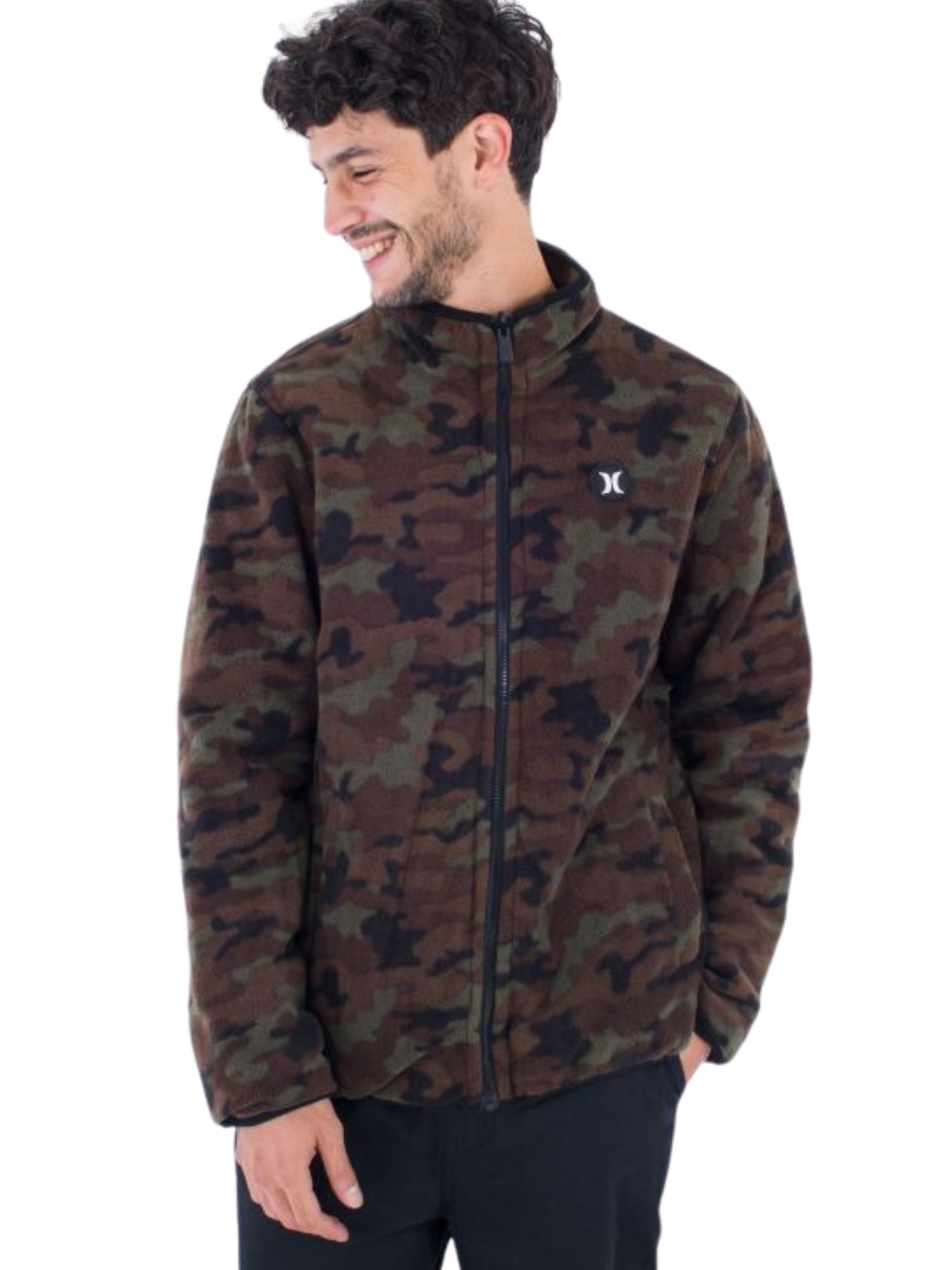 Chaqueta reversible Hurley Juniper - Brown / Camo