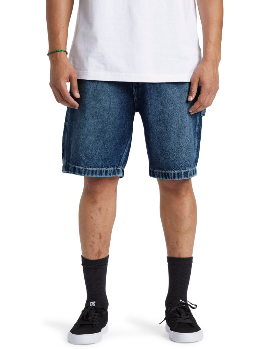 Carpenter Baggy 22" Denim Shorts - Dark Indigo