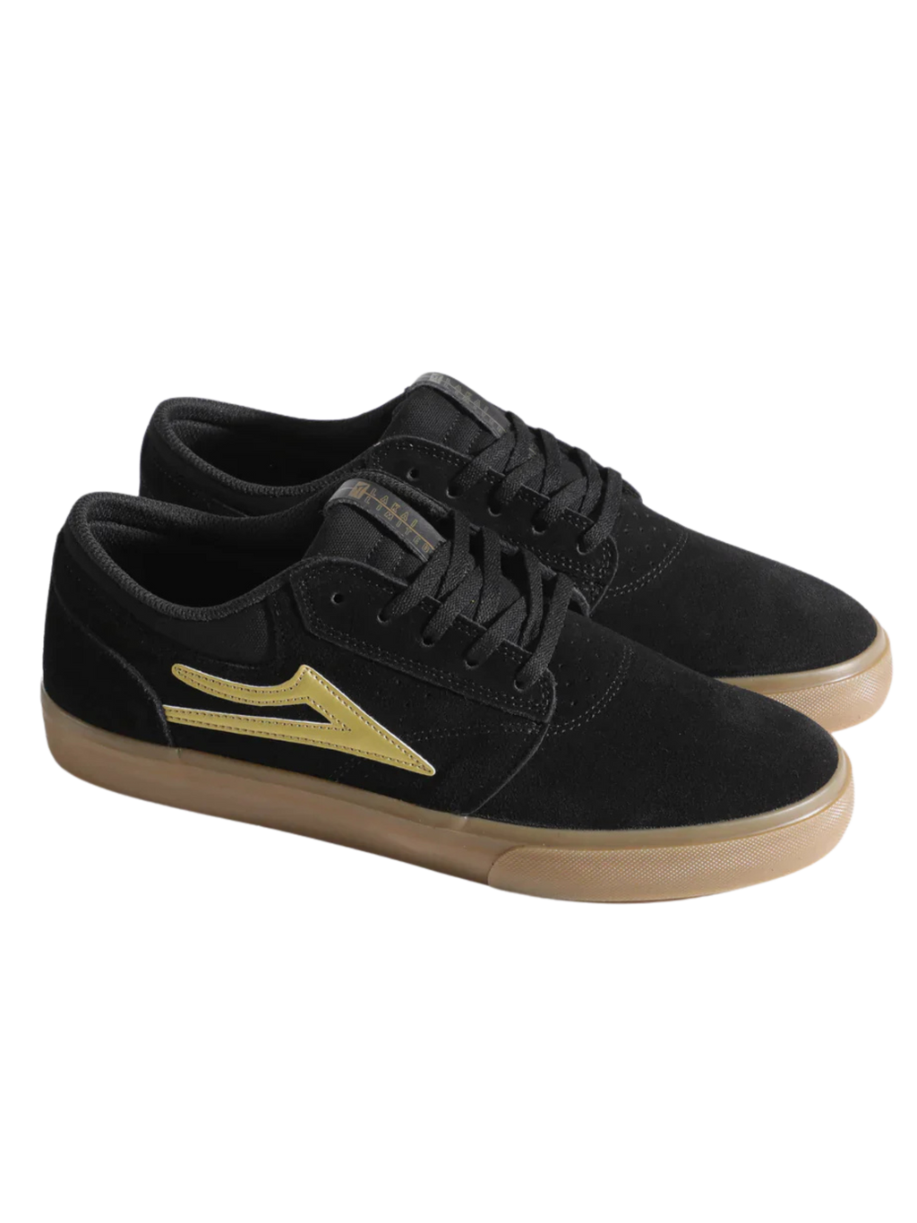 Zapatillas Lakai Griffin | Black/Gold Suede