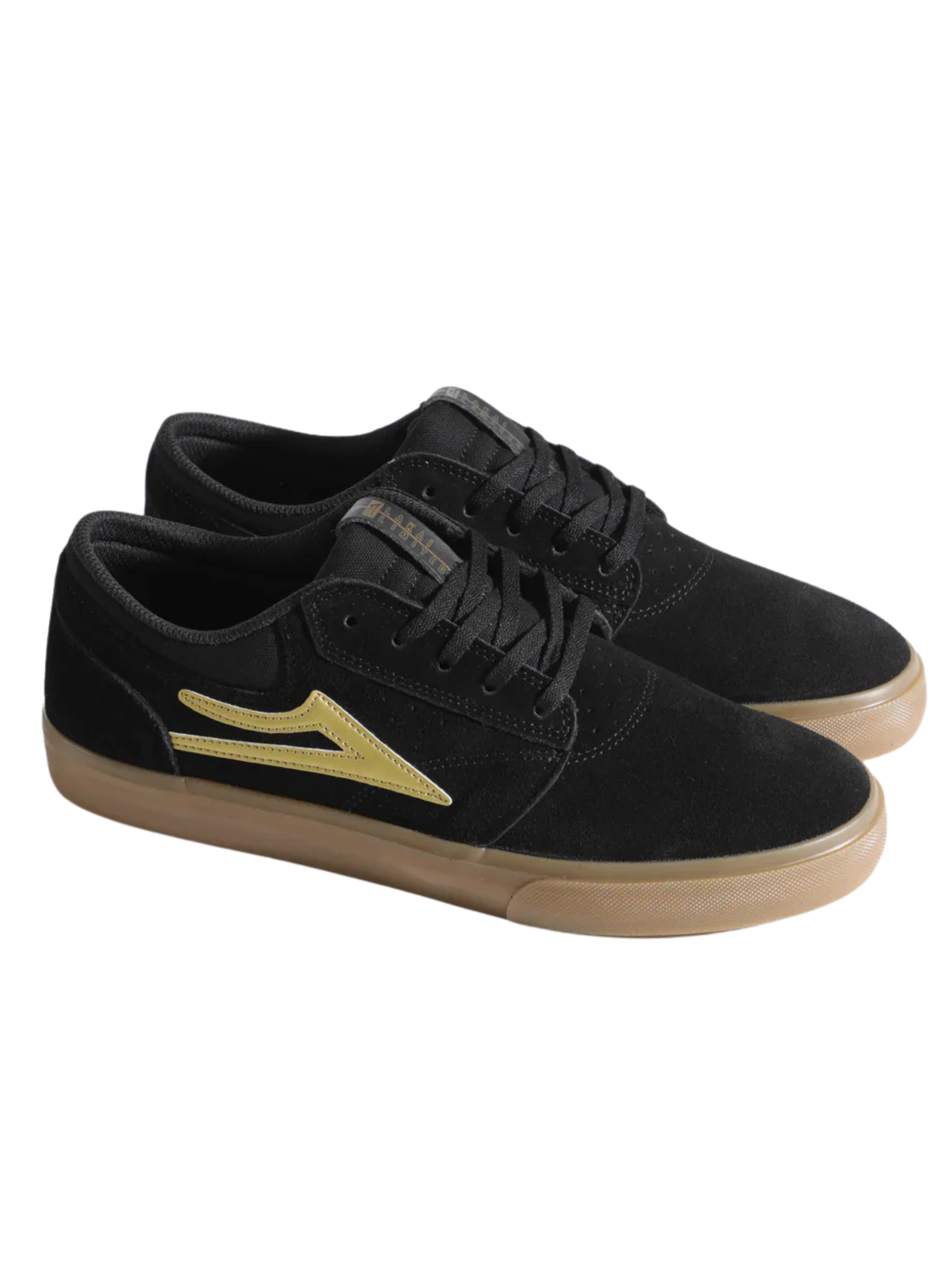 Zapatillas Lakai Griffin | Black/Gold Suede
