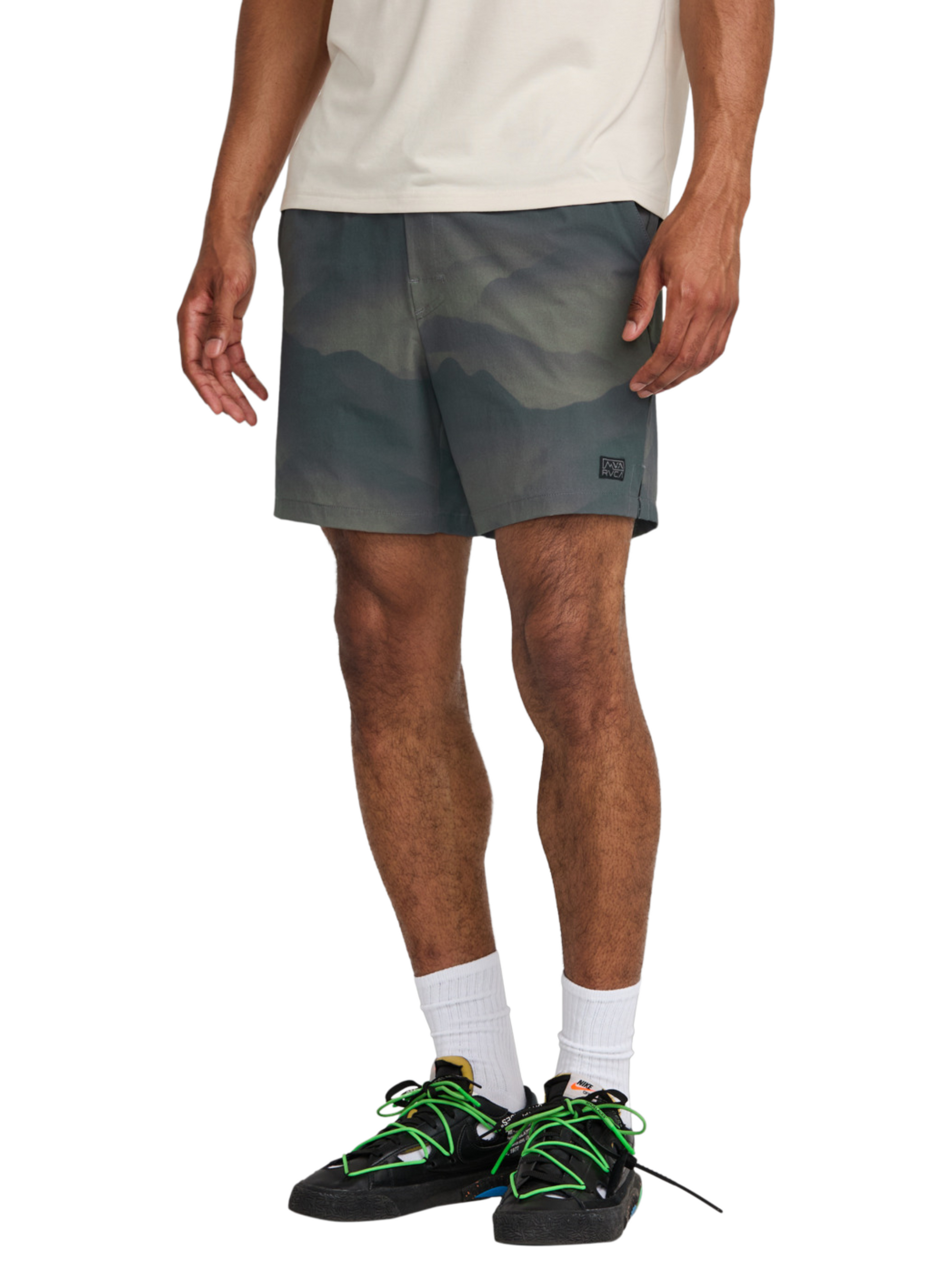RVCA Stretch Outsider 17" Kurze Hose Dunkel Khaki