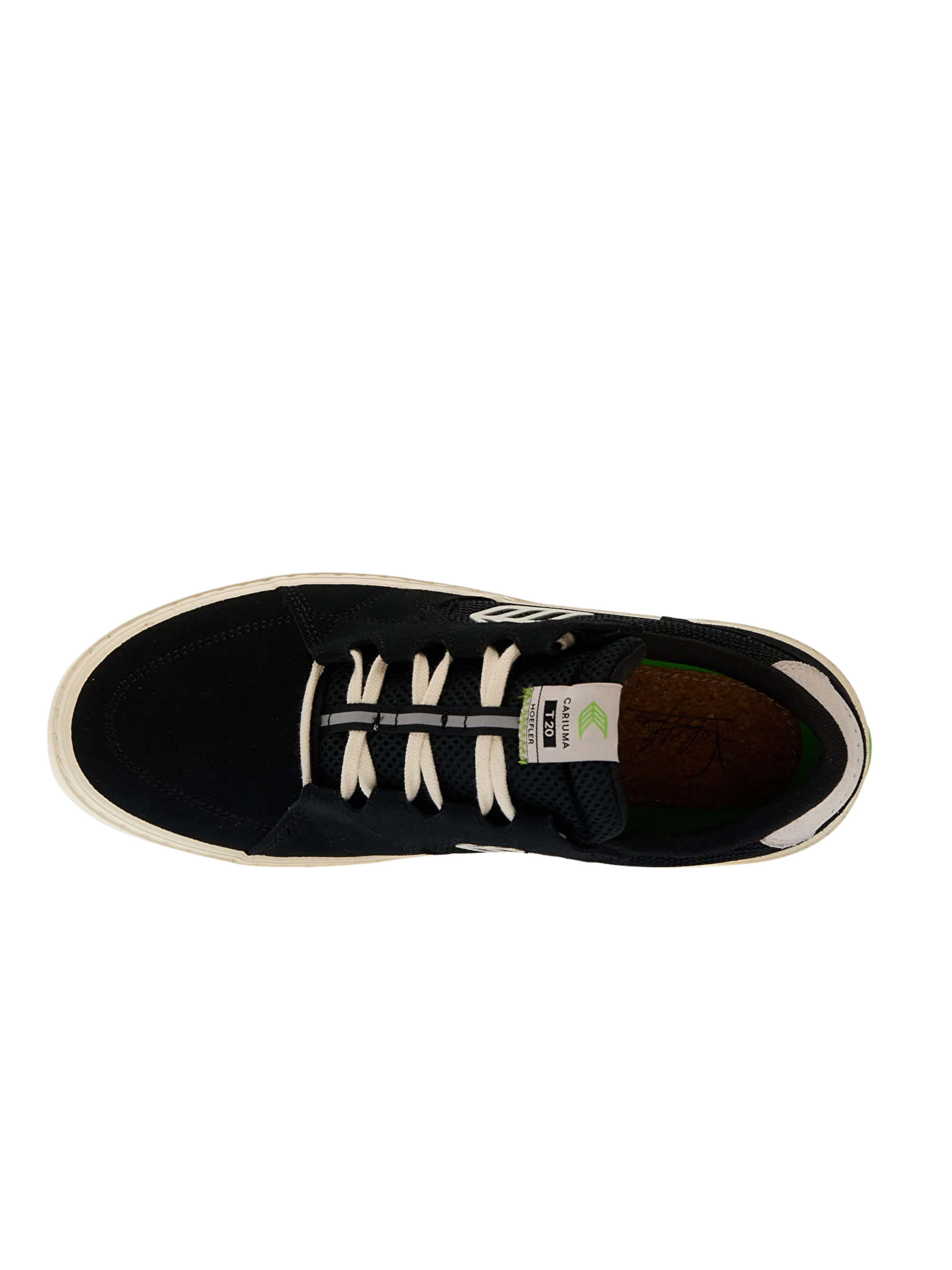 Zapatillas Cariuma T20 Pro - Black Suede Mesh Ivory