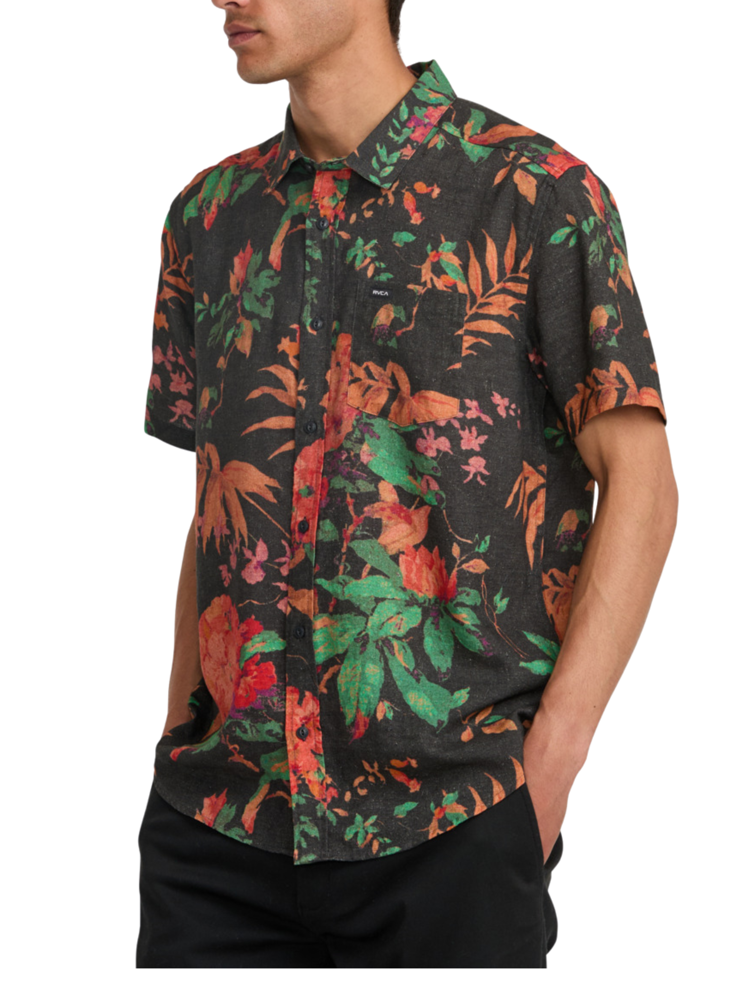 Camisa Rvca Tapestry - Black