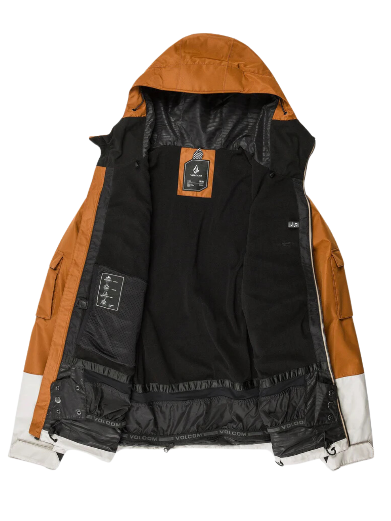 Volcom Nightbreaker 20K Snowboard Jacket - Chestnut Brown