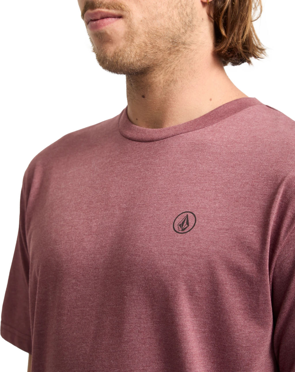 Volcom Circle Blanks camiseta manga corta hombre detail 2 | Merlot