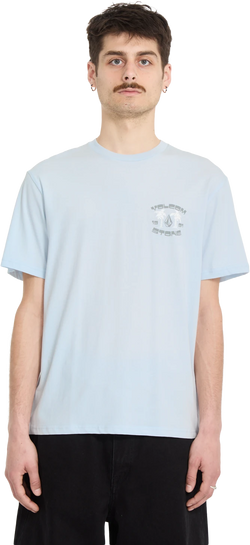Volcom 91 PALM BSC SST camiseta manga corta hombre | LIGHT BLUE ACID