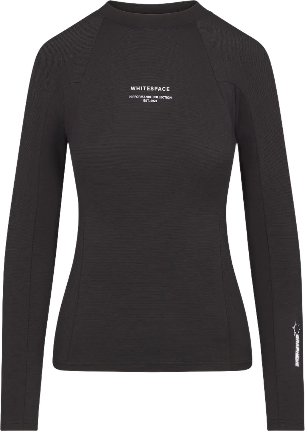 Whitespace GRAPHENE CREWNECK ropa interior térmica mujer detail 6 | Black Onyx