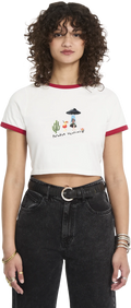 Volcom FA MICKEY MASON TEE camiseta manga corta mujer | Off White