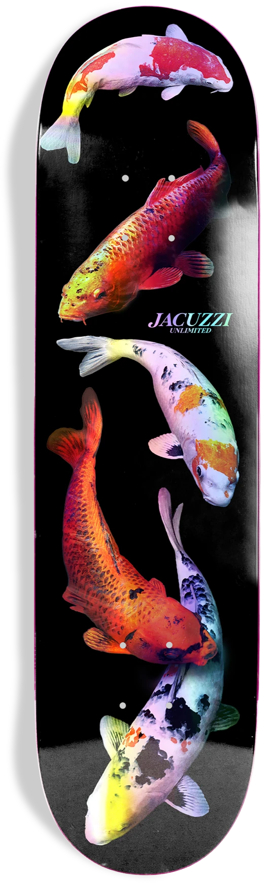 Jacuzzi Skateboards Jacuzzi 500 Years EX7 Tabla de Skate 8.5" tablas de monopatín | Black/Holographic