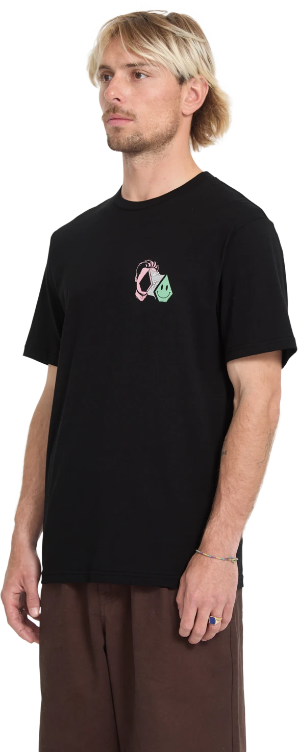 Volcom AURA BSC SST camiseta manga corta hombre detail 2 | Black