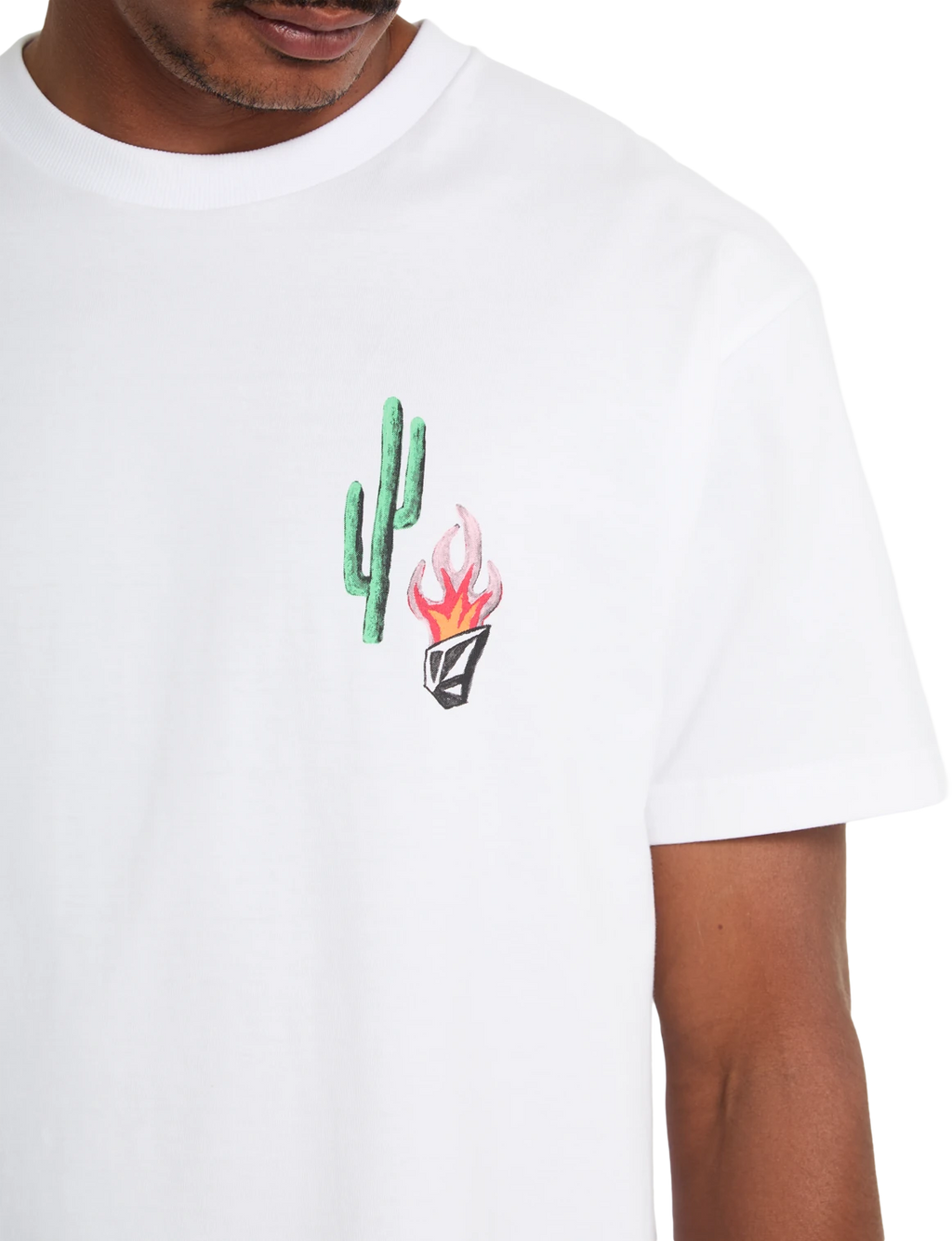 Volcom FA MICKEY MASON 2 SST camiseta manga corta hombre detail 3 | White