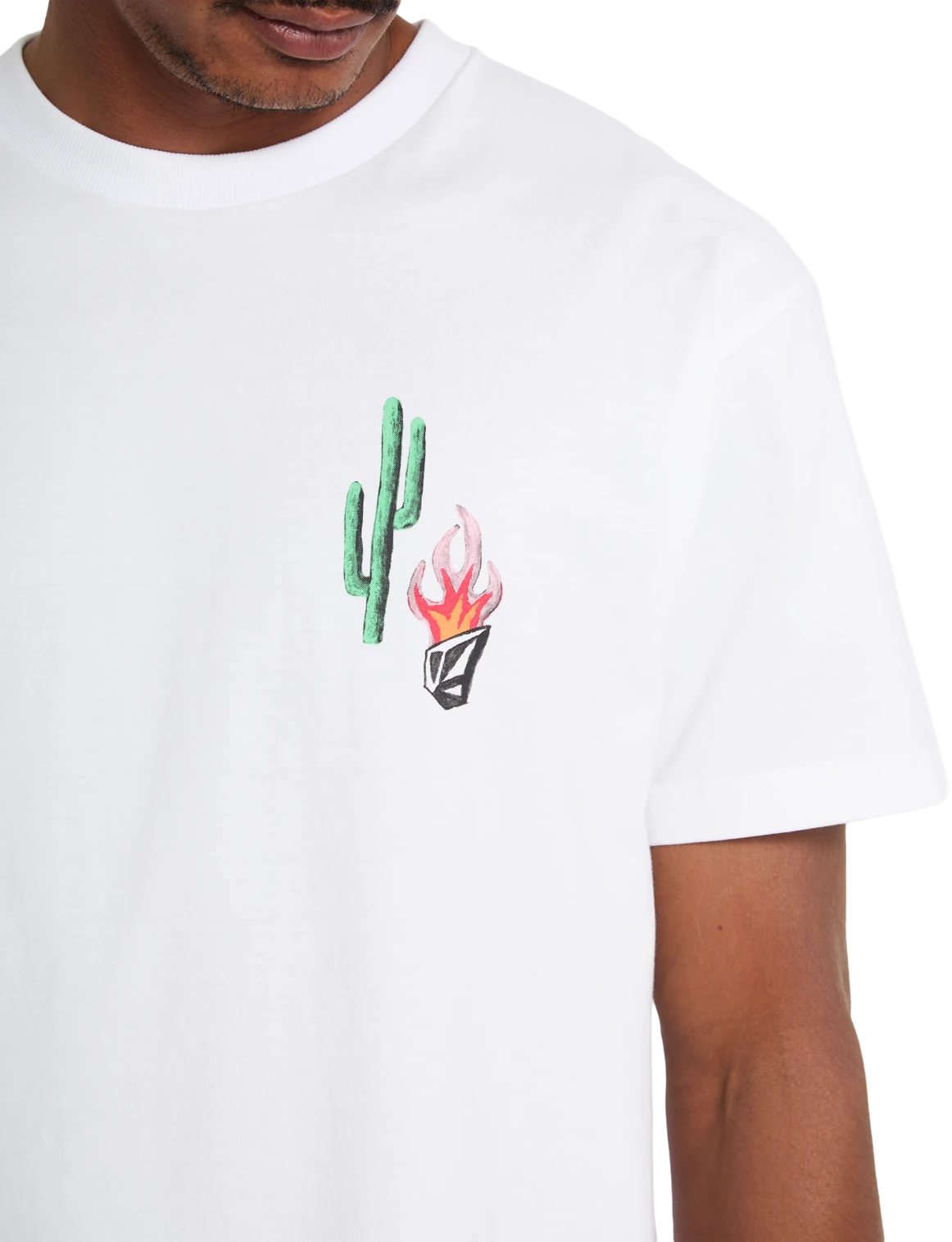 Volcom FA MICKEY MASON 2 SST camiseta manga corta hombre detail 3 | White