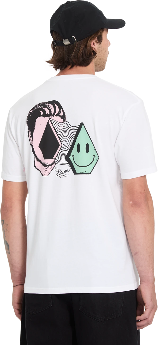 Volcom AURA BSC SST camiseta manga corta hombre detail 1 | White