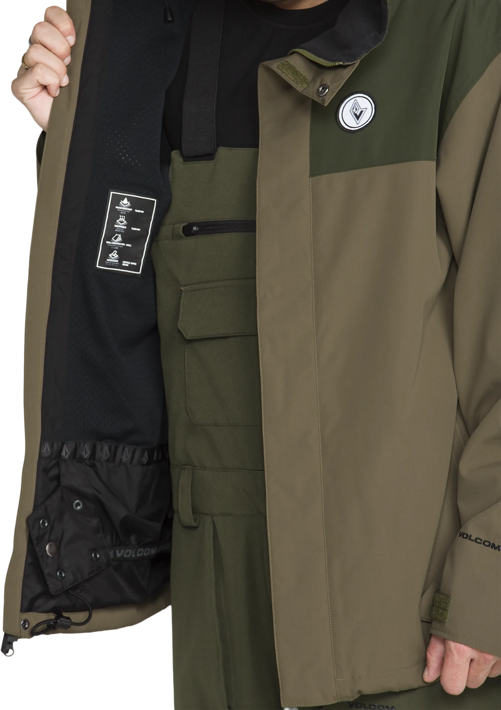 Volcom BUCKTHREEEIGHTY INSULATED chaquetas y abrigos hombre detail 3 | Teak