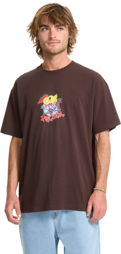 Volcom New Born camiseta manga corta hombre | Cacao