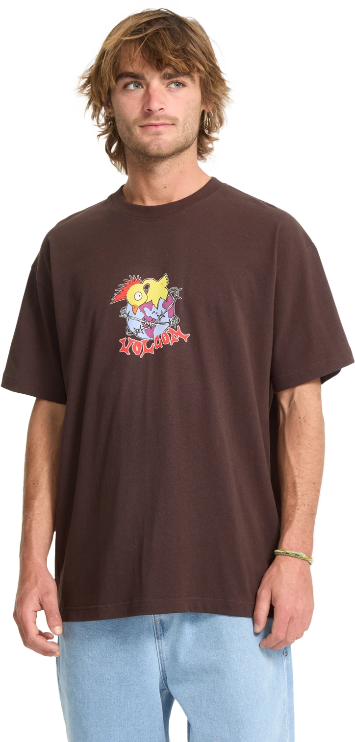 Volcom New Born camiseta manga corta hombre | Cacao