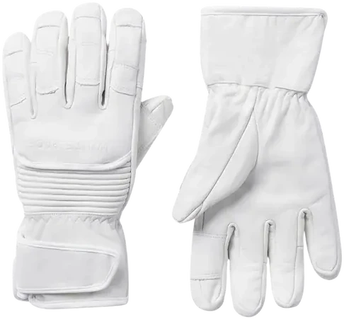 Whitespace LEATHER GLOVES guantes nieve | Warm White