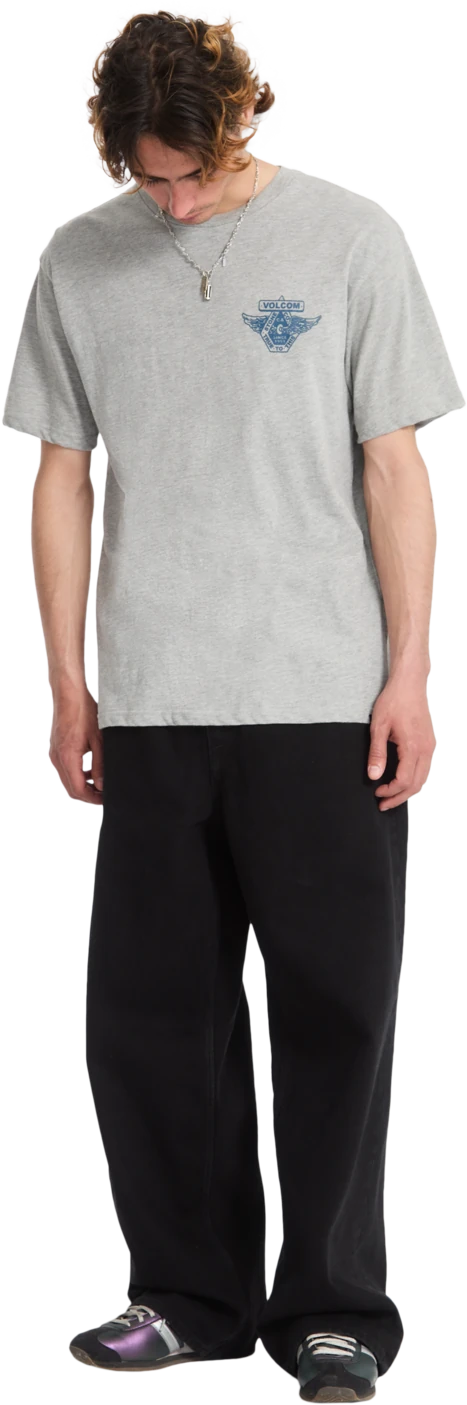 Volcom FREE WHEEL HTH SST camiseta manga corta hombre detail 4 | Heather Grey