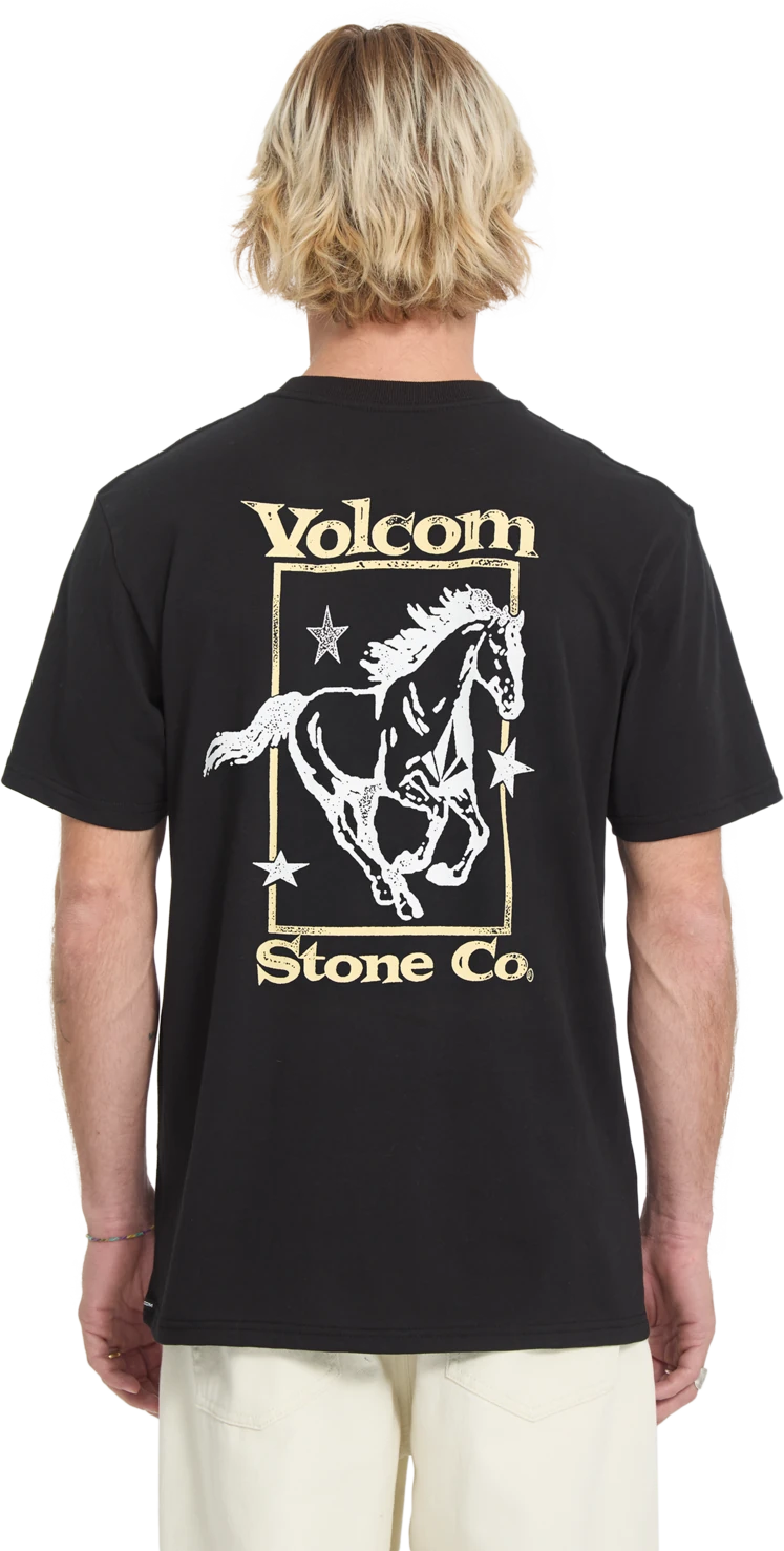 Volcom GIDDYUP SST camiseta manga corta hombre detail 1 | Black