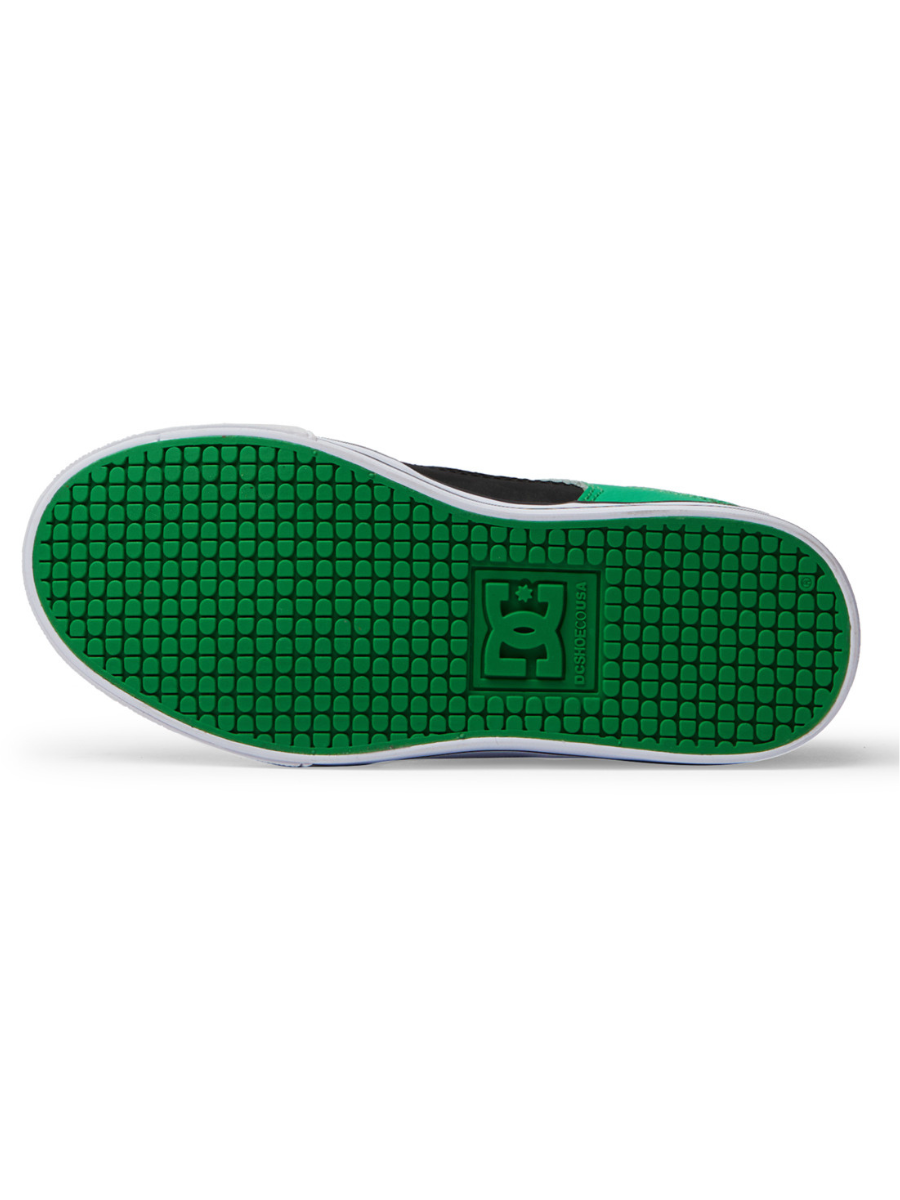 DC Shoes Youth Pure Skateschuhe – Schwarz/Kelly Green