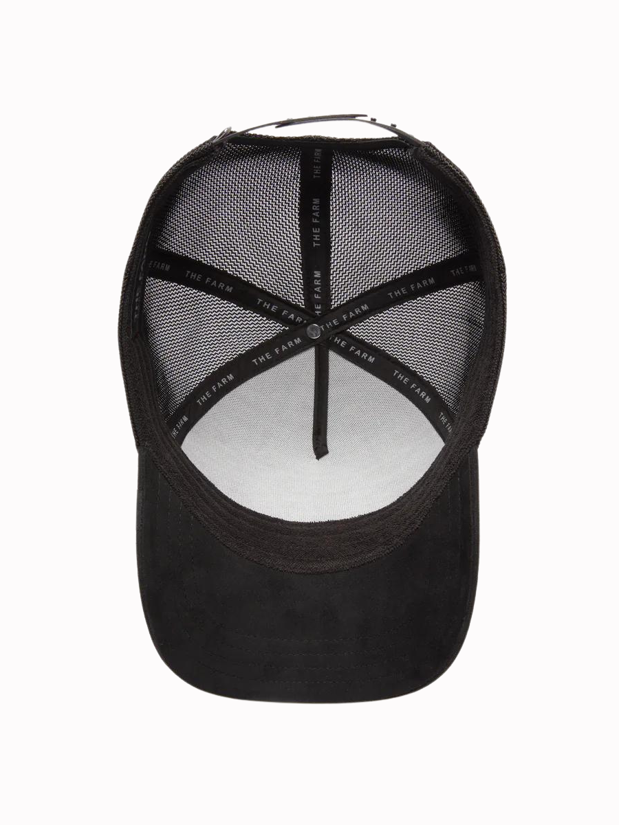 Casquette Trucker The Suede Rooster (Coq) Goorin Bros - Noir