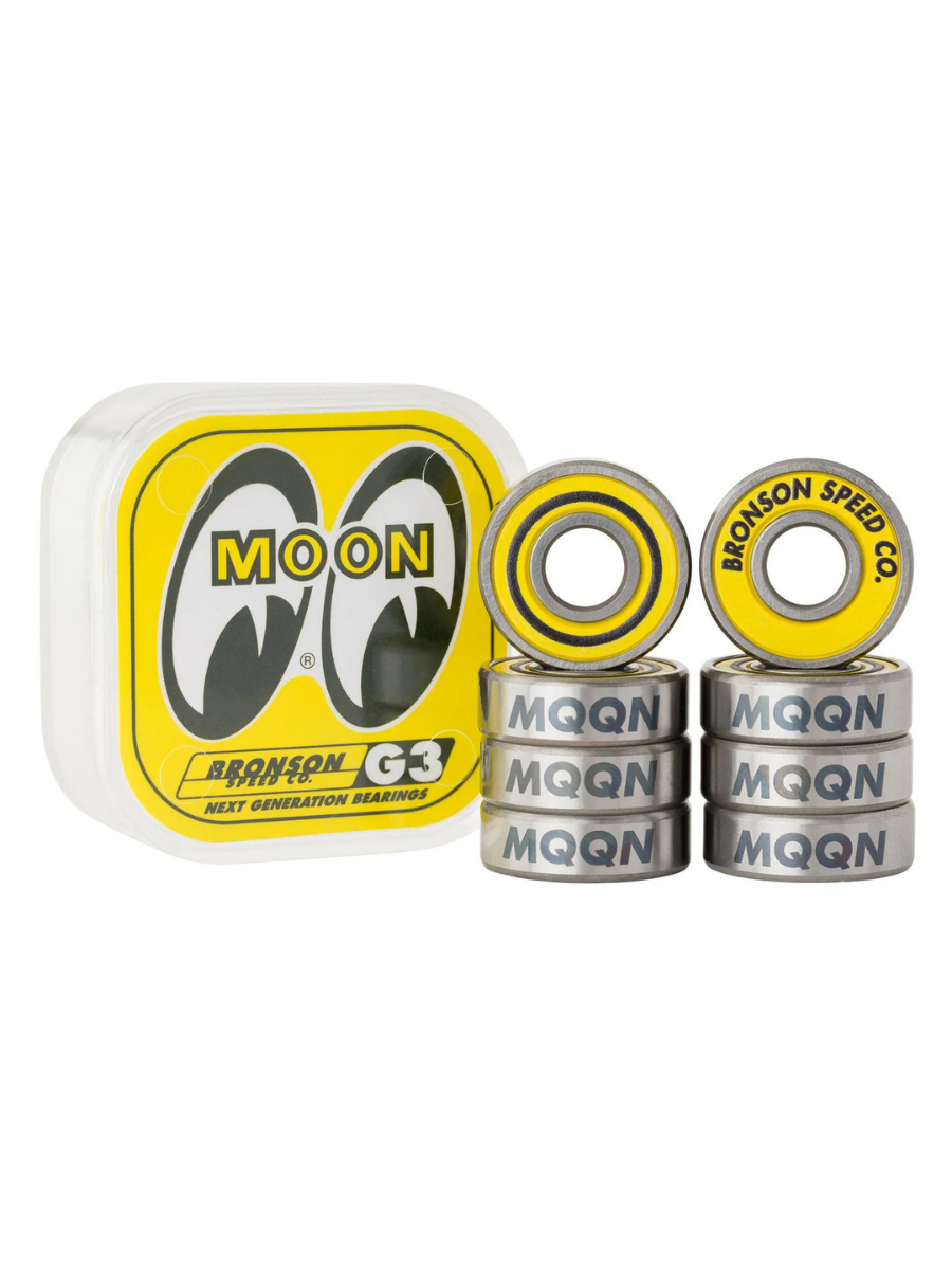 Bronson Mooneyes G3 Lager | Meistverkaufte Produkte | Neue Produkte | Neueste Produkte | Sammlung_Zalando | Skate-Lager | Skateshop | Tische, Achsen, Räder,... | surfdevils.com