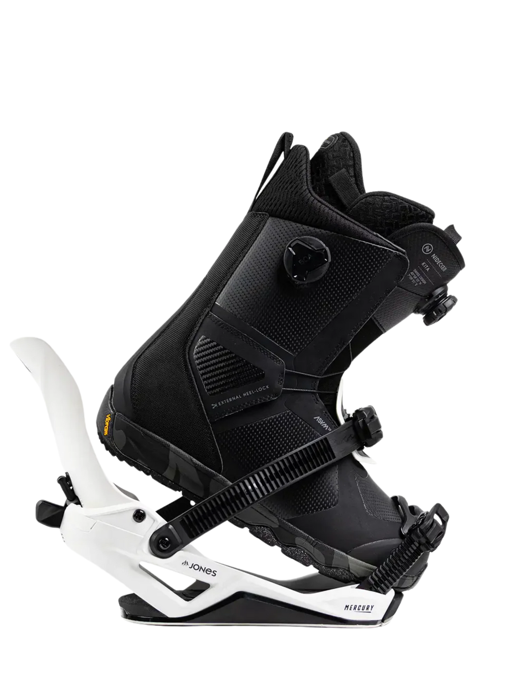 Fixations Snowboard Jones Mercury FASE® 2026 | Cloud White