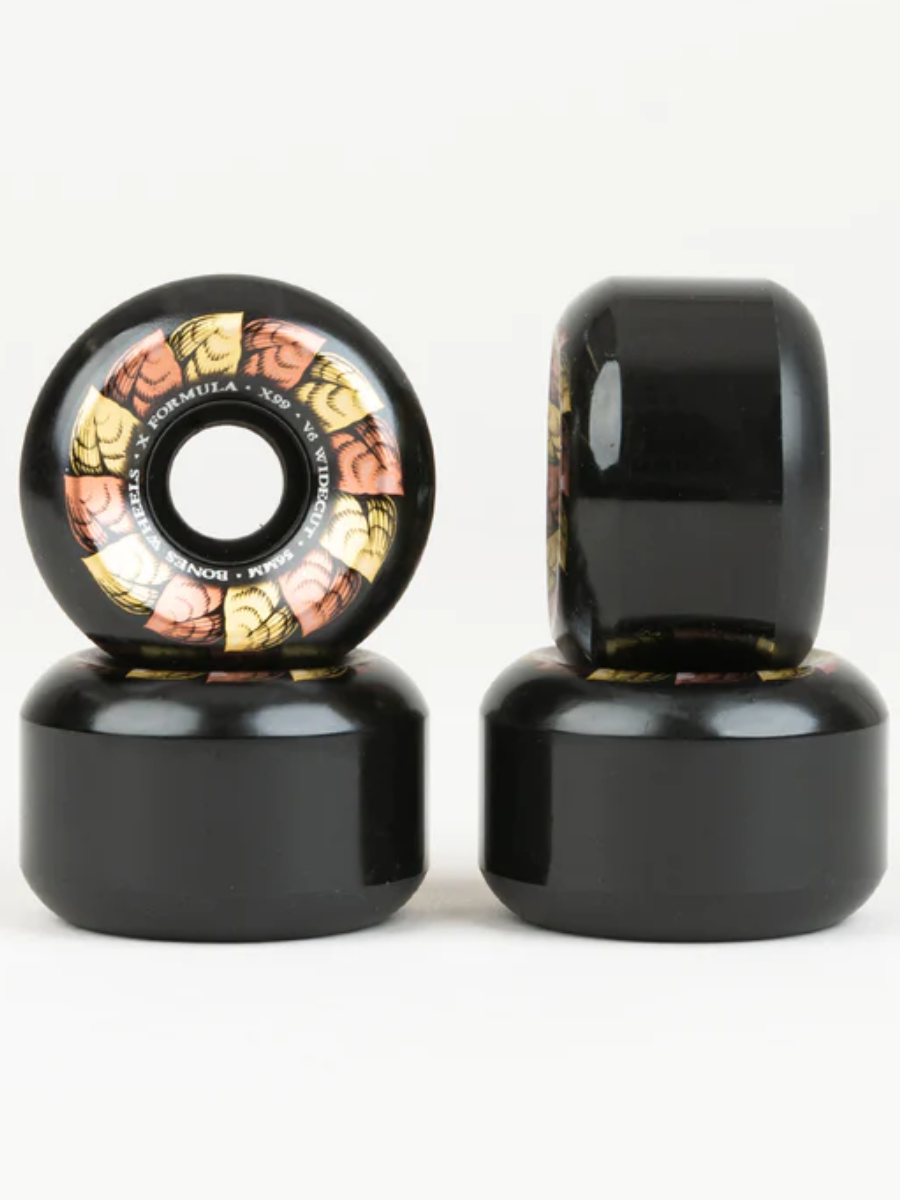 Bones X Formula Leaving Black 99A 53mm Skateboard Wheels