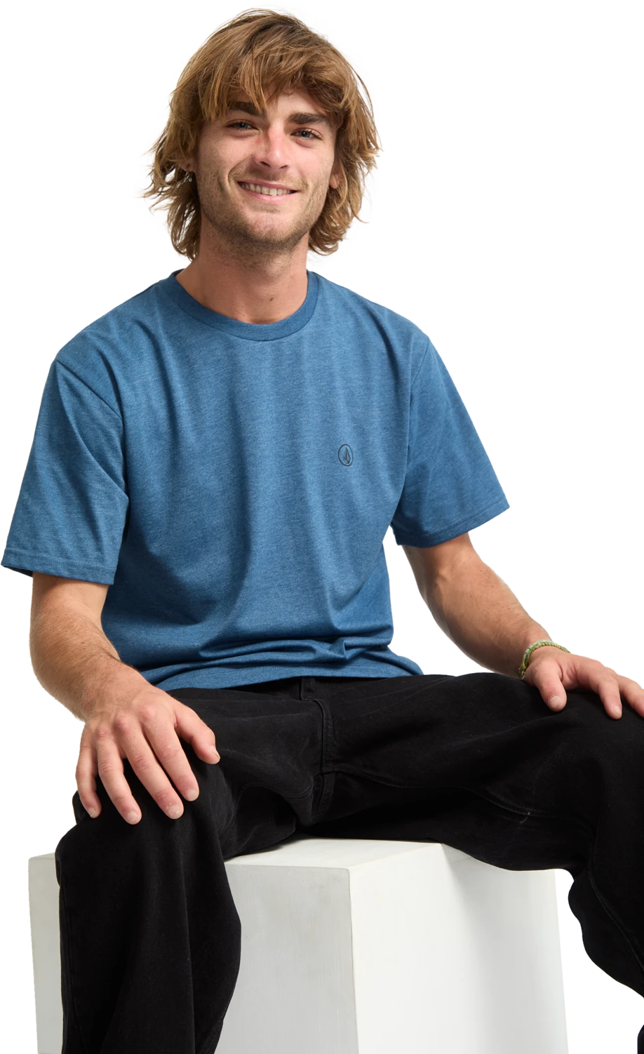Volcom Circle Blanks camiseta manga corta hombre detail 3 | Cosmic Blue
