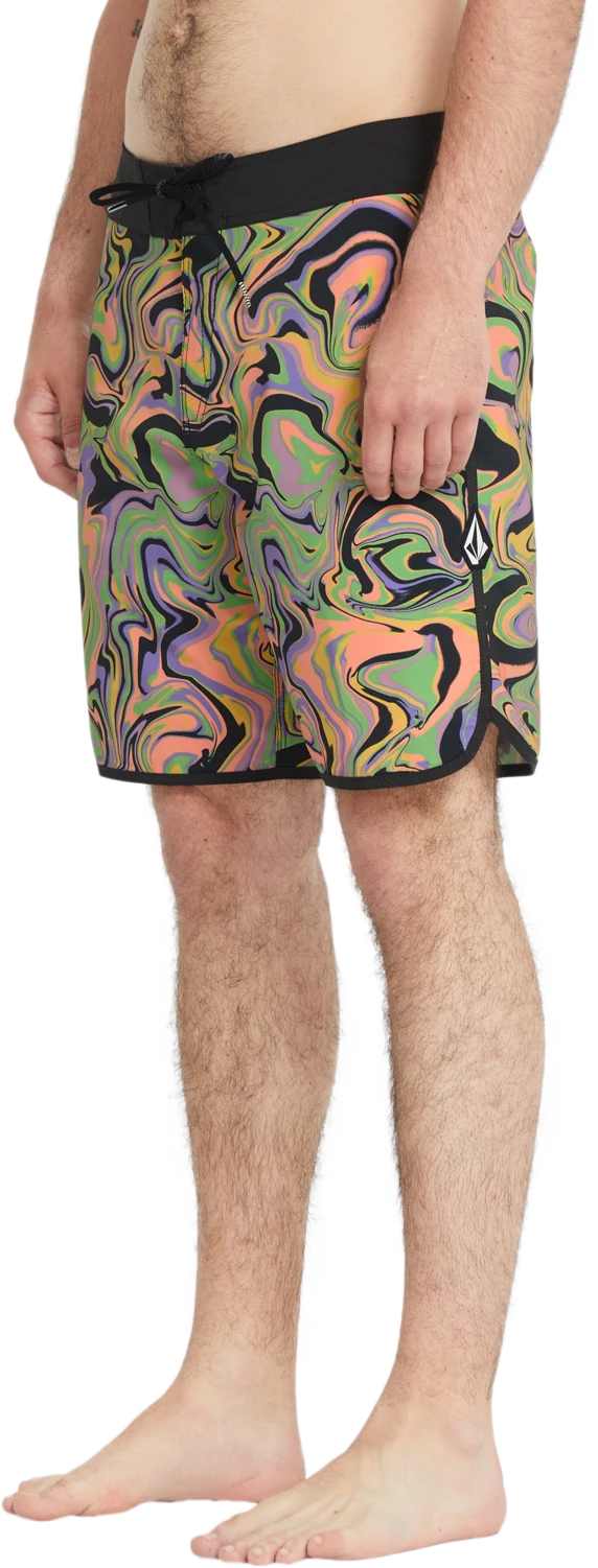 Volcom Infuse Scallop Mod 19 boardshort hombre detail 5 | Steel Purple