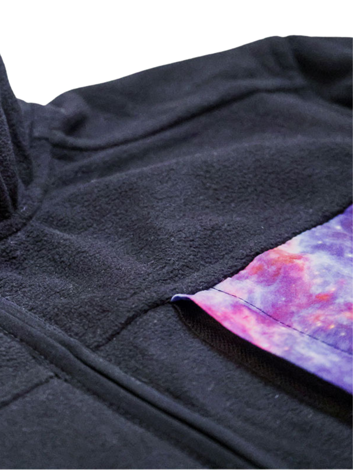 All One Brand Light Space Fleece – Schwarz